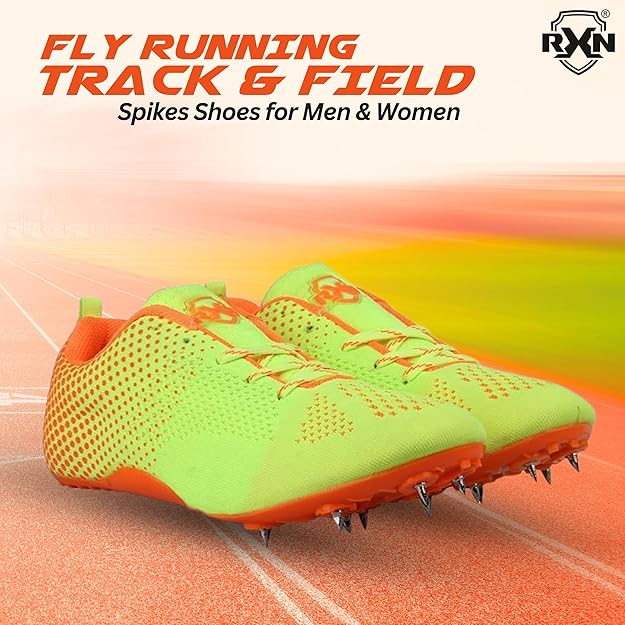 RXN Fly Running Sprinting Track & Field Spikes Shoes for Men & Women (RS-14) - RXN SPORTS