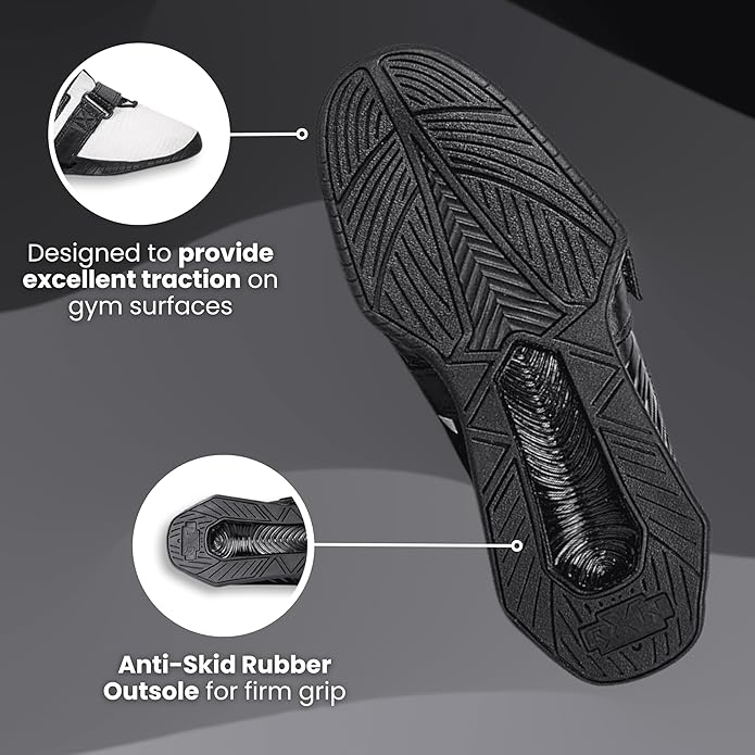 RXN Hercules Weightlifting Shoes for Men and Women - (WLS-4)