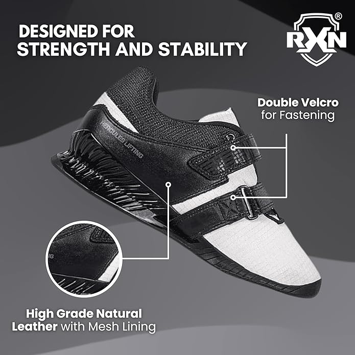 RXN Hercules Weightlifting Shoes for Men and Women - (WLS-4)