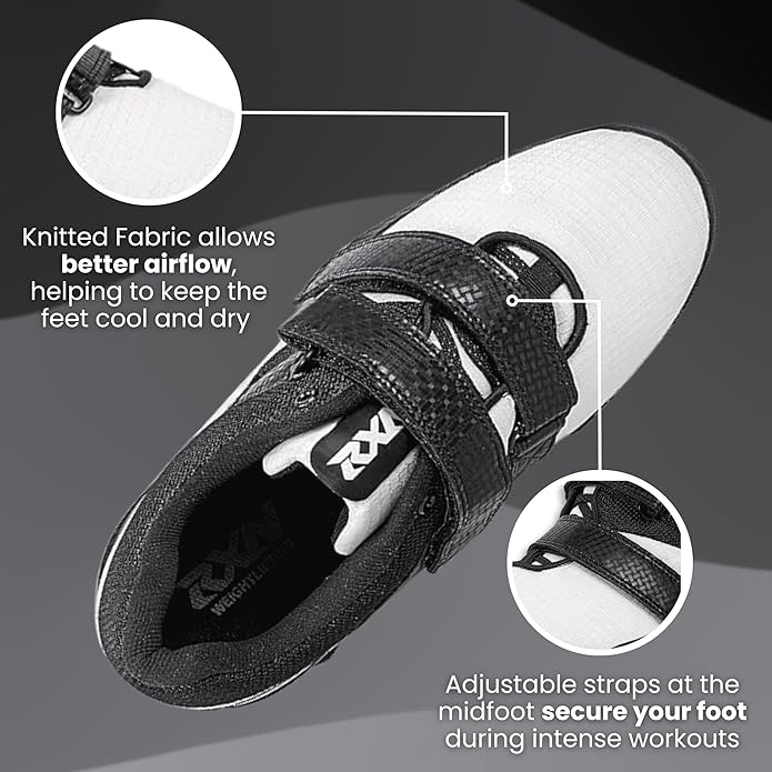 RXN Hercules Weightlifting Shoes for Men and Women - (WLS-4)
