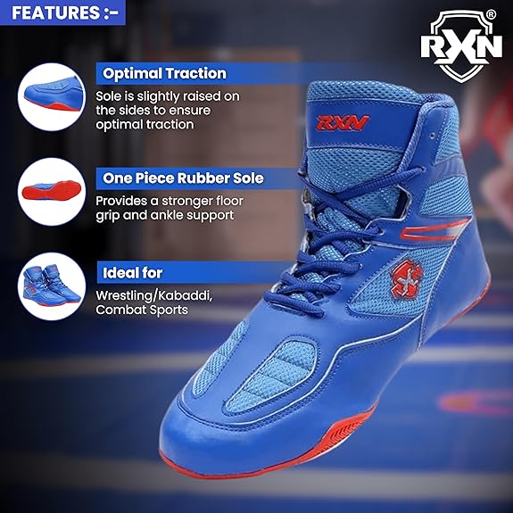 RXN Mat-Speed Wrestling/Kabaddi Shoes for Men - (WS-14)