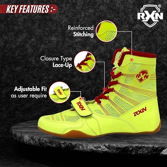RXN Knockout Boxing Shoes for Men and Women - (BX-16)