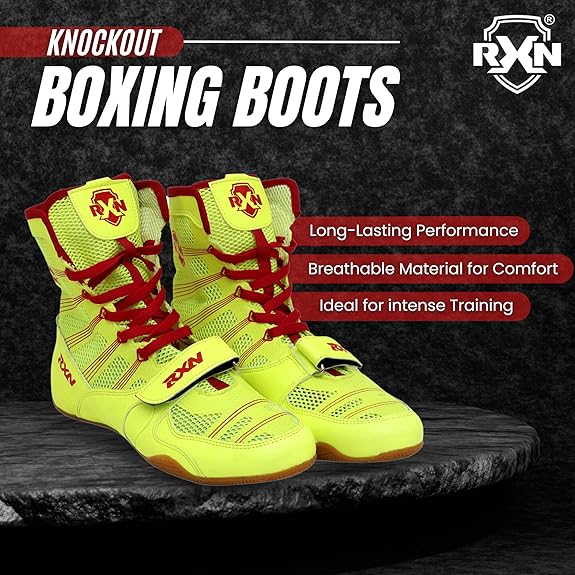 RXN Knockout Boxing Shoes for Men and Women - (BX-16)