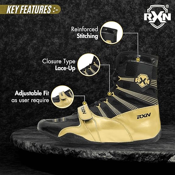 RXN Knockout Boxing Shoes for Men and Women - (BX-16)