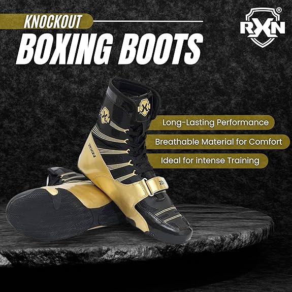 RXN Knockout Boxing Shoes for Men and Women - (BX-16)