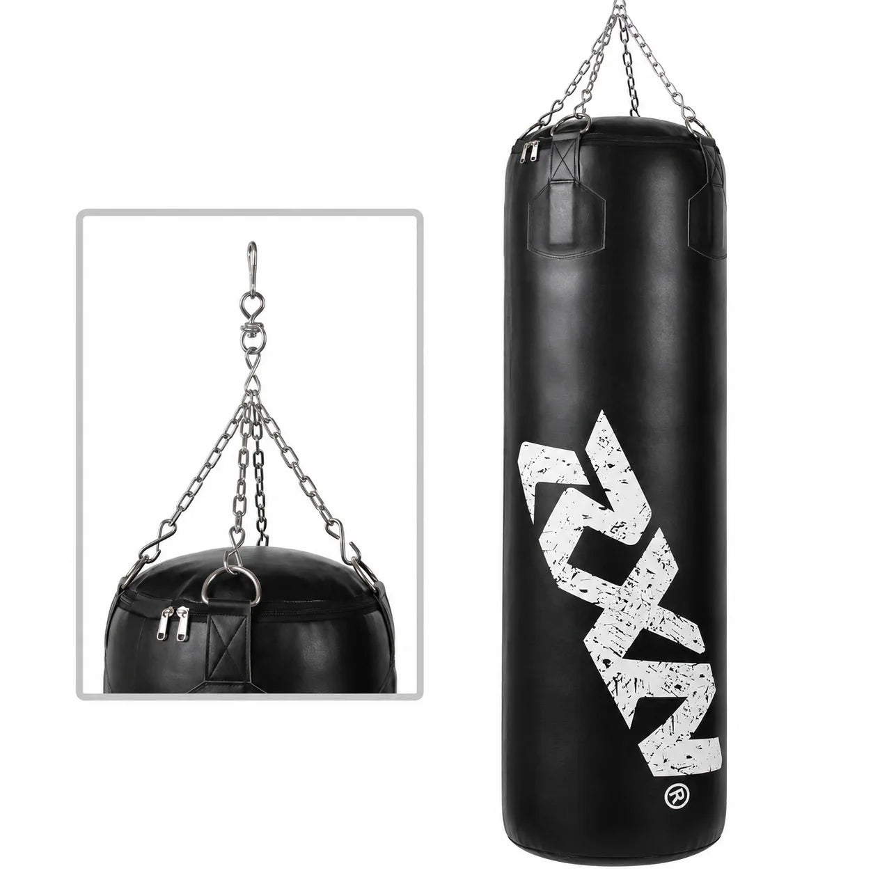 RXN Powerstrike Boxing Punching Bag Heavy Duty with 4-Way Chain(PB-02H) - RXN SPORTS