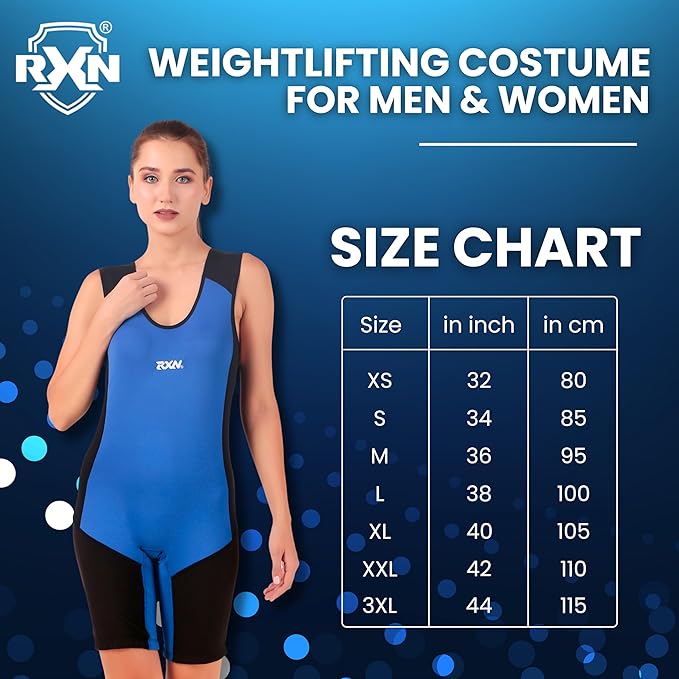 RXN Weightlifting Dress/Costume for Men/Women - (WLCM/WLCW-1)