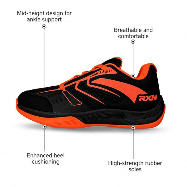 RXN Court Pro Non-Marking Shoes for Tennis, Pickleball & Badminton (NFS-02)