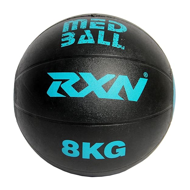 RXN Rubber Medicine Ball –  High Bounce, Multi-Color