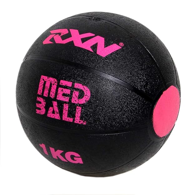 RXN Rubber Medicine Ball –  High Bounce, Multi-Color