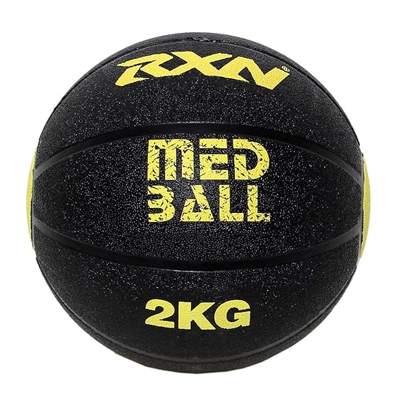RXN Rubber Medicine Ball –  High Bounce, Multi-Color