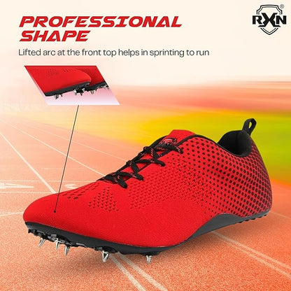 RXN Fly Running Sprinting Track & Field Spikes Shoes for Men & Women (RS-14) - RXN SPORTS