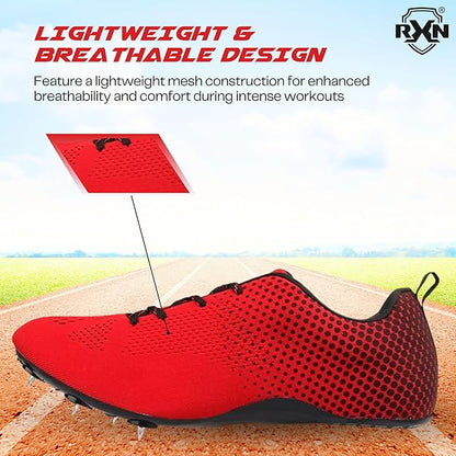 RXN Fly Running Sprinting Track & Field Spikes Shoes for Men & Women (RS-14) - RXN SPORTS