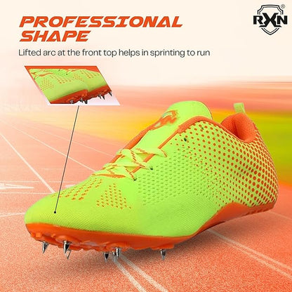 RXN Fly Running Sprinting Track & Field Spikes Shoes for Men & Women (RS-14) - RXN SPORTS