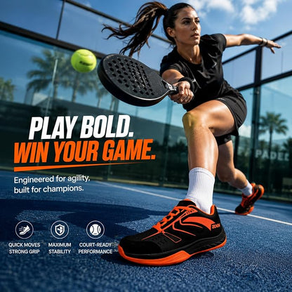RXN Court Pro Non-Marking Shoes for Tennis, Pickleball & Badminton (NFS-02)