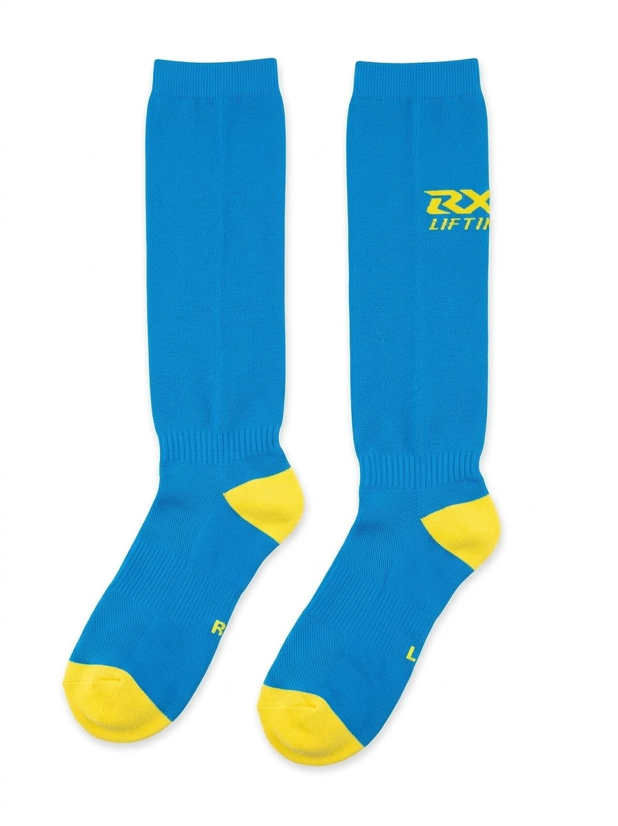 RXN Unisex-Adult Nylon Lifting Regular Socks - RXN SPORTS