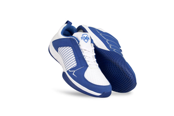 RXN EnGarde Fencing Footwear – Ideal for Foil, Epee & Sabre (FS-01-Wht/Blue)