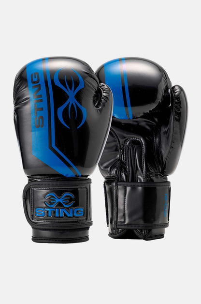STING Olympics Sponsor - Armalite Boxing Gloves | for Competition & Training [Black/Silver]