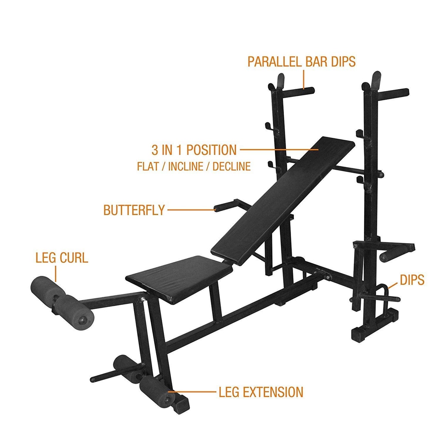 RXN Adjustable 8 in 1 Home Gym Benches