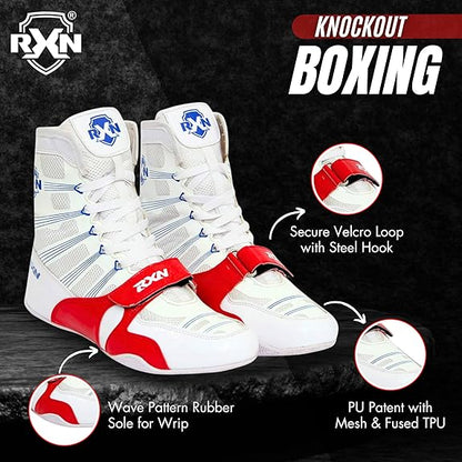 RXN Knockout Boxing Shoes for Men and Women - (BX-16)