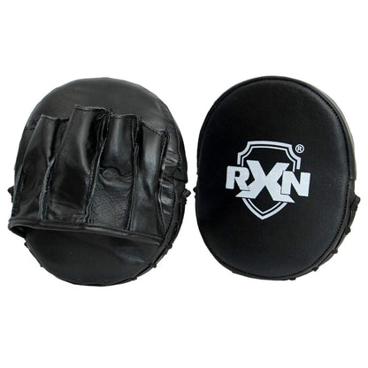 RXN Micro Focus Pad/Punching Mitts Straight for Super Speed Training - Genuine Leather Product - (FP-3)