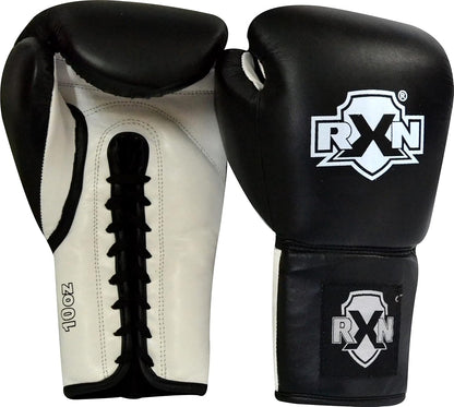 RXN Pro Boxing 2.0 PRO Fight High Grade Natural Leather Boxing Gloves - (BG-15)