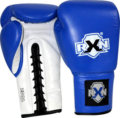 RXN Pro Boxing 2.0 PRO Fight High Grade Natural Leather Boxing Gloves - (BG-15)