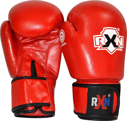 RXN SWARMER Competition Genuine Leather Boxing Gloves - (BG-03)