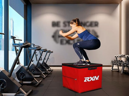 RXN Soft Plyobox for Fitness - Plyometric Jump Box - (PLB-1)