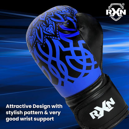 RXN Storm Genuine Leather Boxing Gloves - (BG-22)