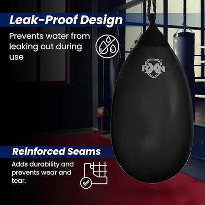 RXN Tear Drop Shaped Waterfilled Heavy Training Boxing Aqua/Punching Bag - (IAB-2)