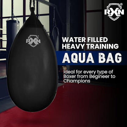 RXN Tear Drop Shaped Waterfilled Heavy Training Boxing Aqua/Punching Bag - (IAB-2)