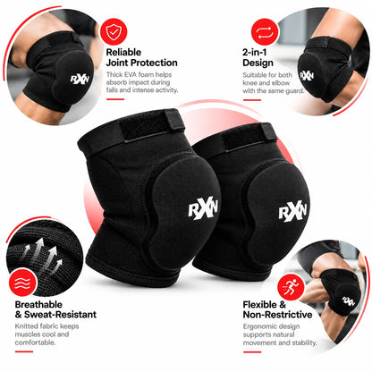 RXN Dual Protect Knee & Elbow Guard (EKU-1)