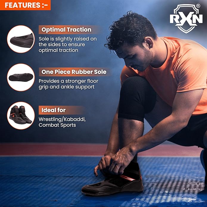 RXN Mat-Speed Wrestling/Kabaddi Shoes for Men - (WS-14)