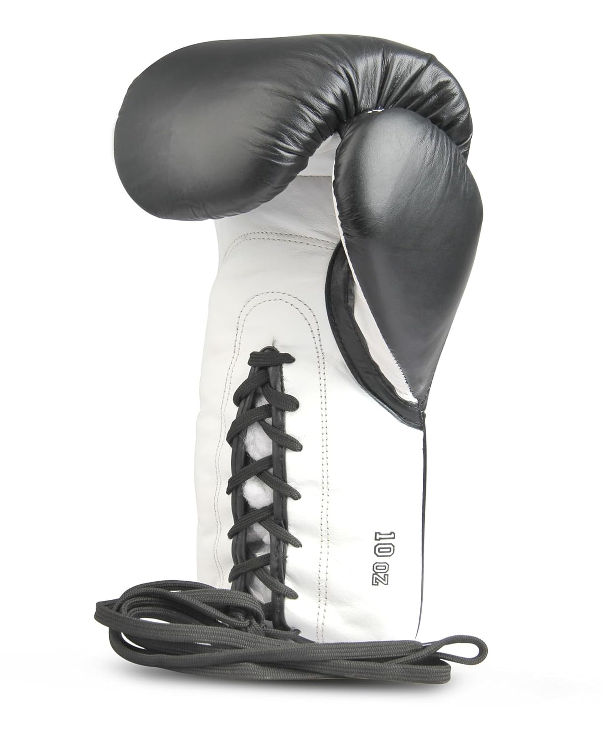 RXN Pro Boxing 2.0 PRO Fight High Grade Natural Leather Boxing Gloves - (BG-15) - Black