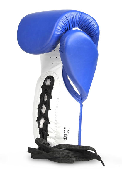 RXN Pro Boxing 2.0 PRO Fight High Grade Natural Leather Boxing Gloves - (BG-15) - Blue