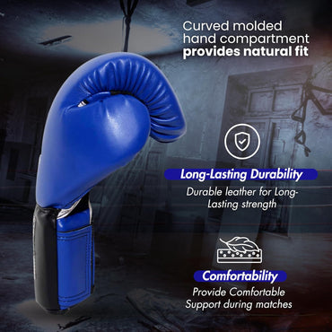 RXN Pro Fighter 2.0 High Grade Synthetic Leather Boxing Gloves - (BG-14)