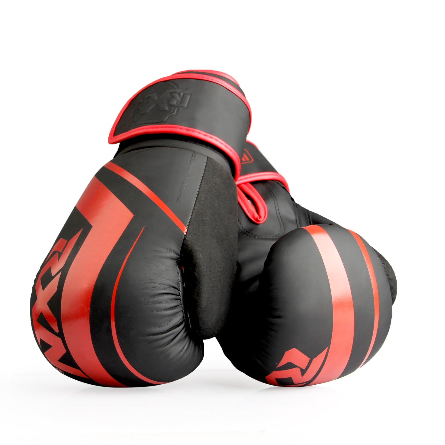 RXN R1 Boxing Gloves with Microfiber thumb Black/Red 1