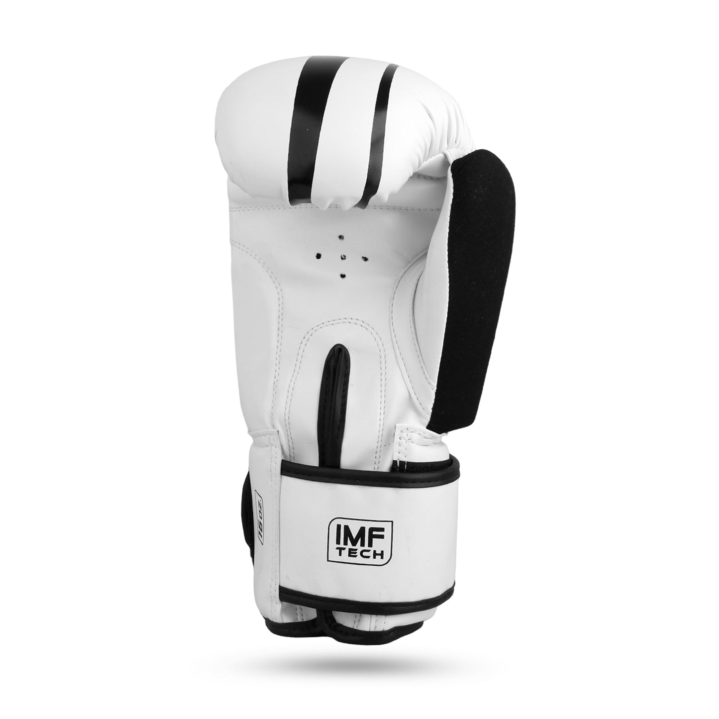 RXN R1 Boxing Gloves with Microfiber thumb (BG-24) Black/White back