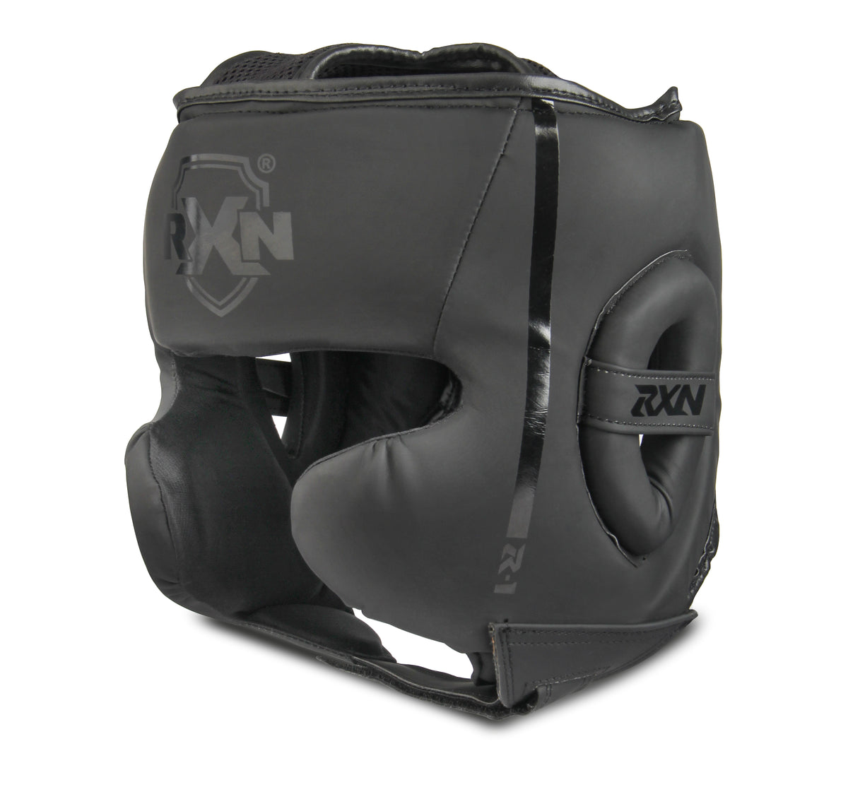 RXN R1 ViperFace  Head Guard (HG-03) - Black/Black