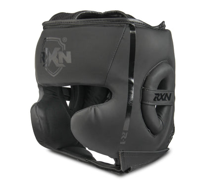 RXN R1 ViperFace  Head Guard (HG-03) - Black/Black