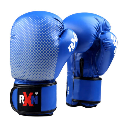 RXN SWARMER Competition ALL PU Boxing Gloves -BLUE