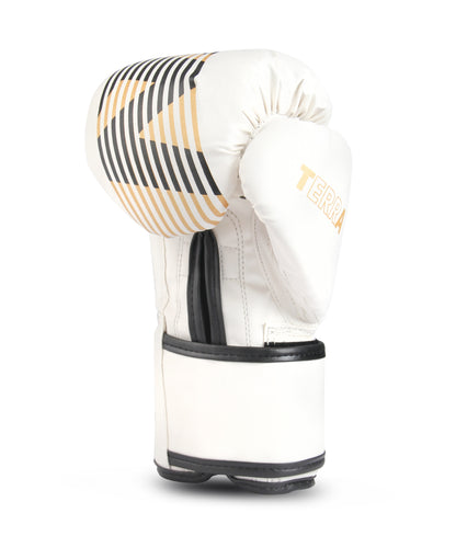 RXN Terra Boxing Gloves – Pro Training & Sparring White Gold
