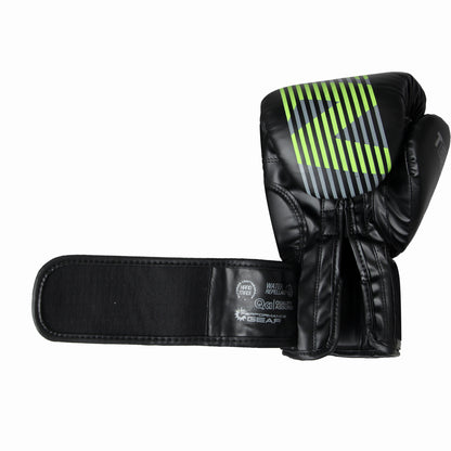RXN Terra Boxing Gloves – Pro Training & Sparring Black/Green