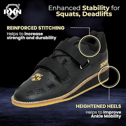 RXN World Star Weightlifting Shoes for Men and Women - (WLS-2)