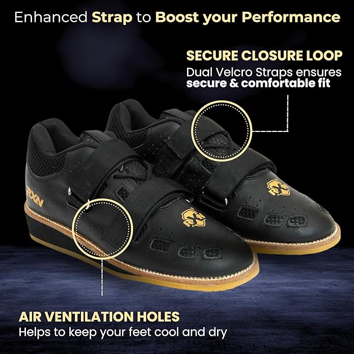 RXN World Star Weightlifting Shoes for Men and Women - (WLS-2)