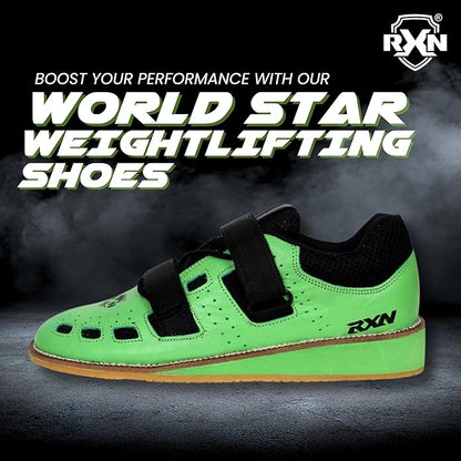 RXN World Star Weightlifting Shoes for Men and Women - (WLS-2)