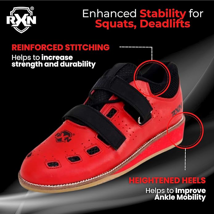 RXN World Star Weightlifting Shoes for Men and Women - (WLS-2)
