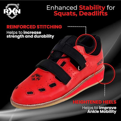 RXN World Star Weightlifting Shoes for Men and Women - (WLS-2)