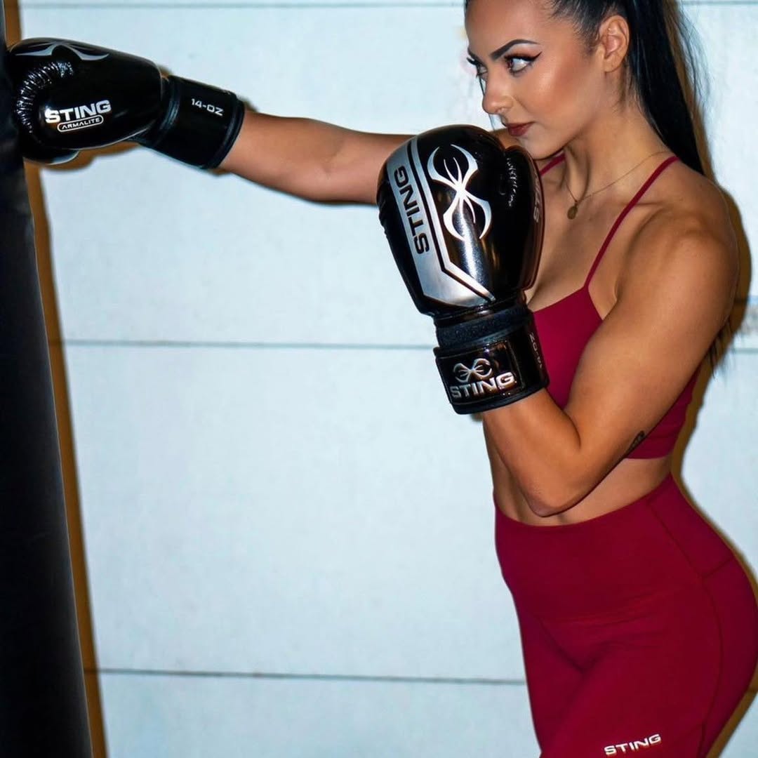 STING Olympics Sponsor - Armalite Boxing Gloves | for Competition & Training [Black/Silver]